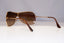RAY-BAN Mens Womens Sunglasses Gold Shield EXTRA SMALL RB 3211 001/13 21803