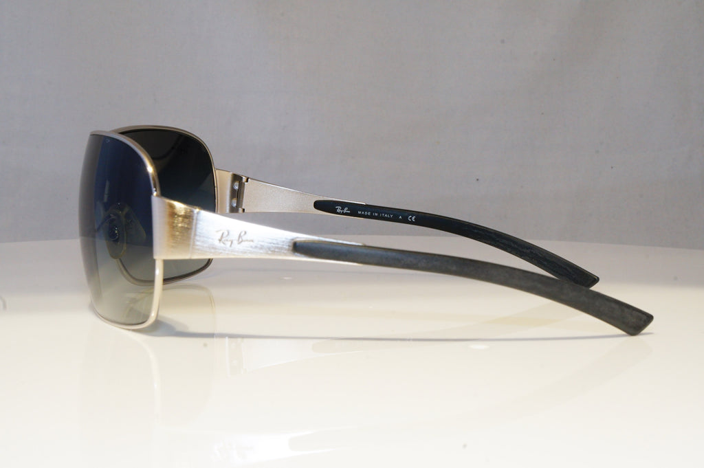 RAY-BAN Mens Designer Sunglasses Silver Shield RB 3392 003/8G 20749