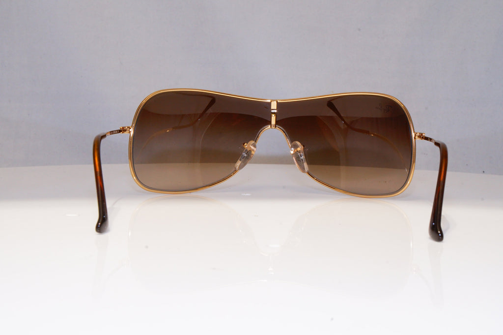 RAY-BAN Mens Womens Sunglasses Gold Shield EXTRA SMALL RB 3211 001/13 21803