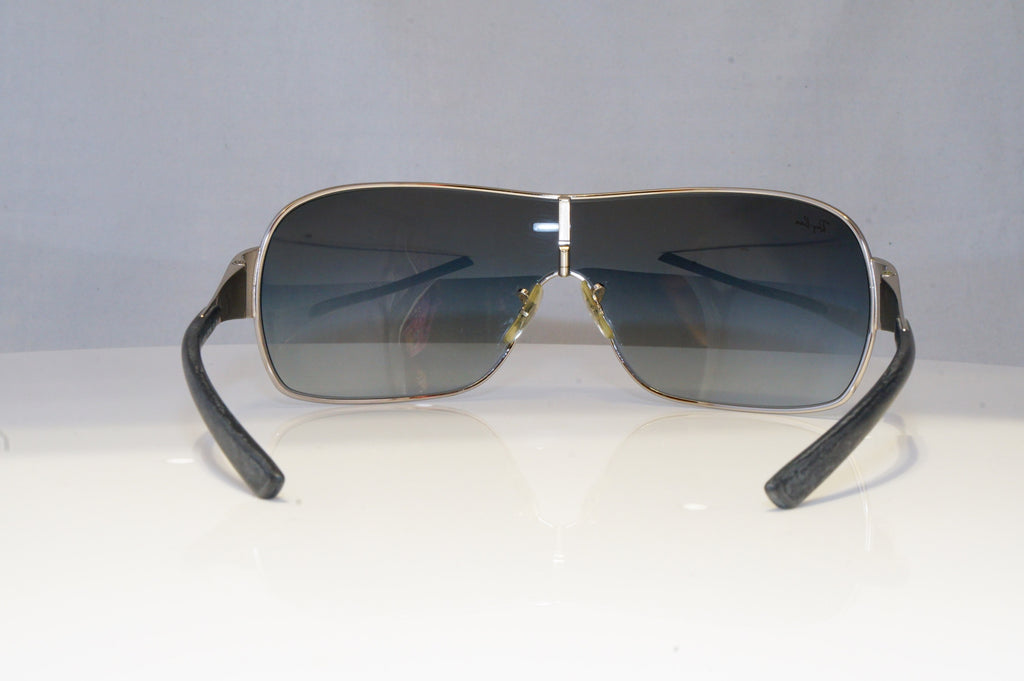 RAY-BAN Mens Designer Sunglasses Silver Shield RB 3392 003/8G 20749