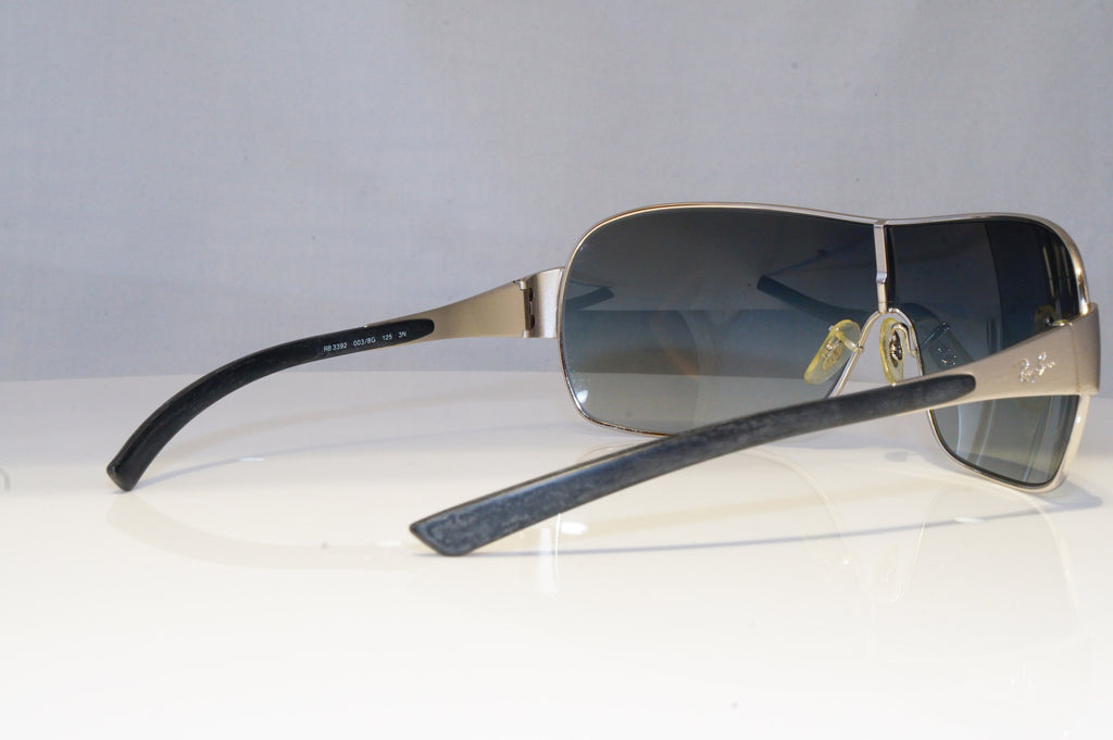 RAY-BAN Mens Designer Sunglasses Silver Shield RB 3392 003/8G 20749