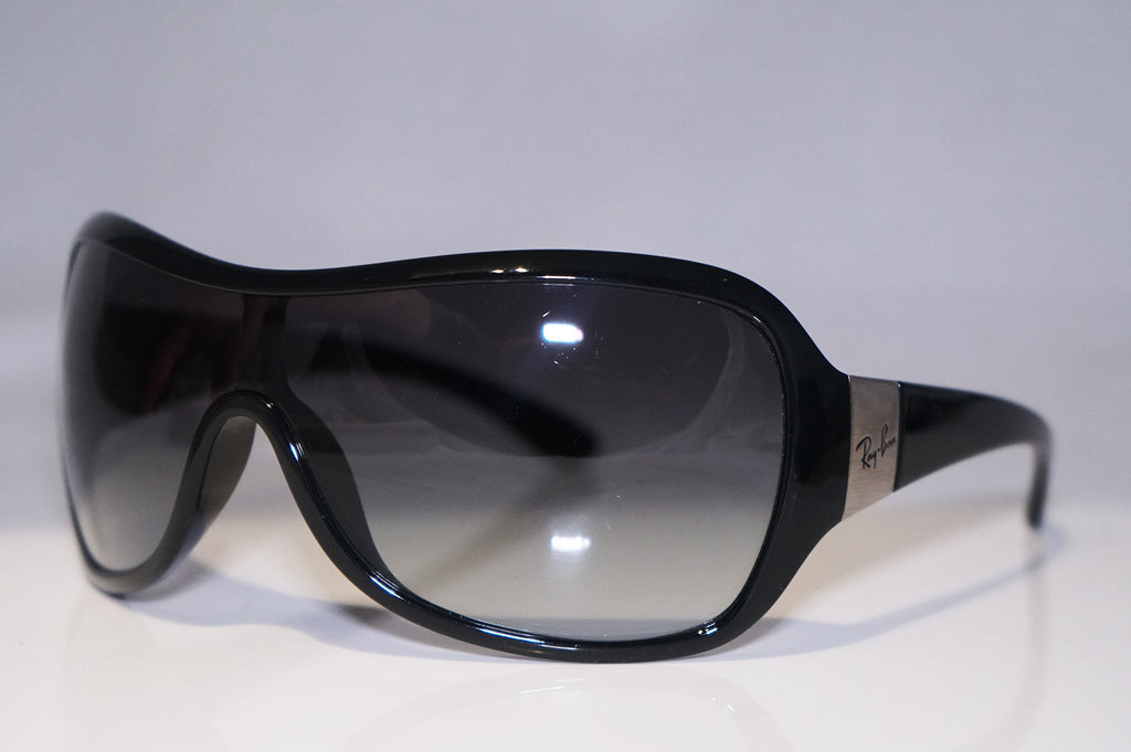RAY-BAN Womens Designer Sunglasses Black Shield RB 4099 601/8G 15360