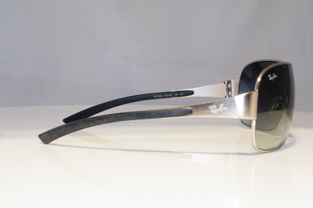 RAY-BAN Mens Designer Sunglasses Silver Shield RB 3392 003/8G 20749