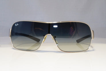 RAY-BAN Mens Designer Sunglasses Silver Shield RB 3392 003/8G 20749
