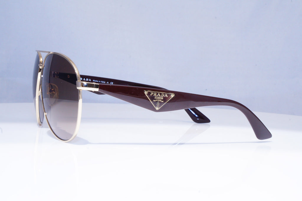 PRADA Mens Designer Sunglasses Brown Pilot SPR 53Q ZVN-1X1 17907
