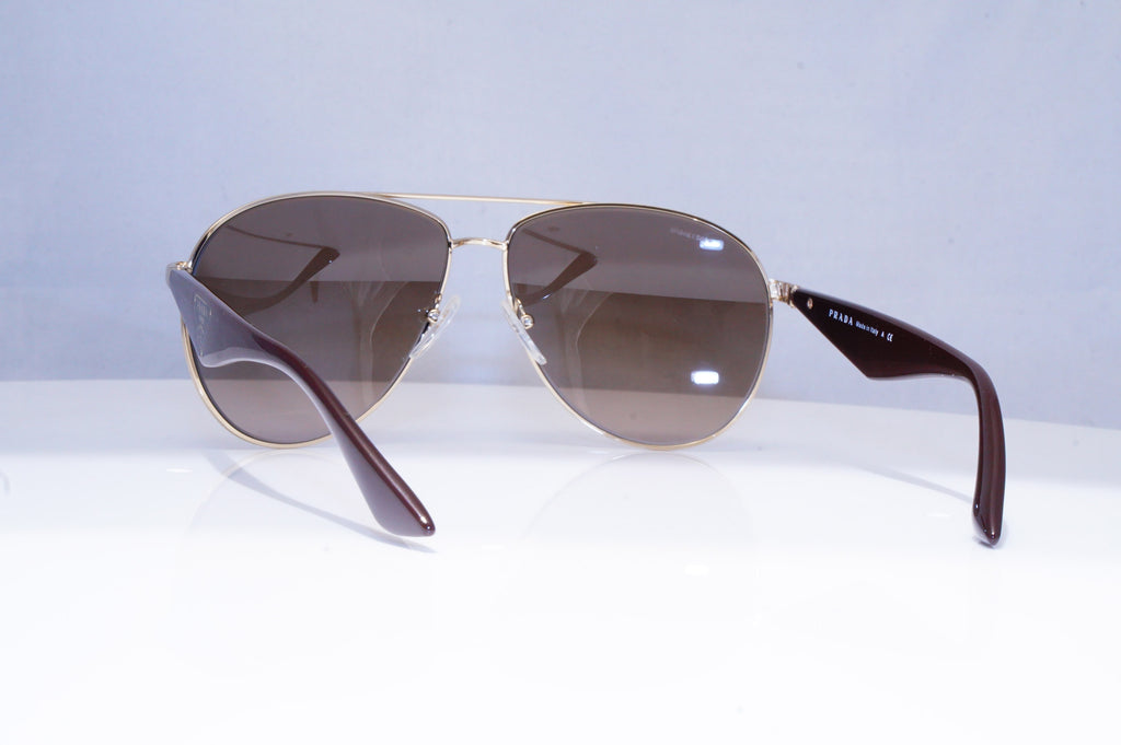 PRADA Mens Designer Sunglasses Brown Pilot SPR 53Q ZVN-1X1 17907