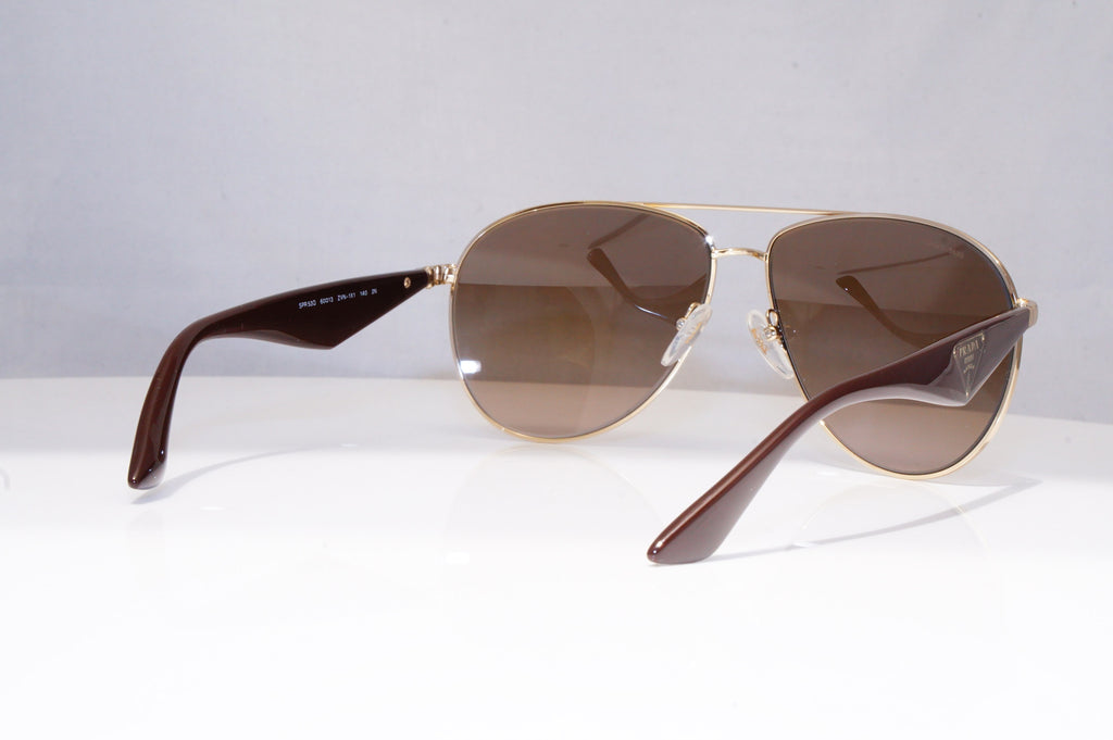 PRADA Mens Designer Sunglasses Brown Pilot SPR 53Q ZVN-1X1 17907