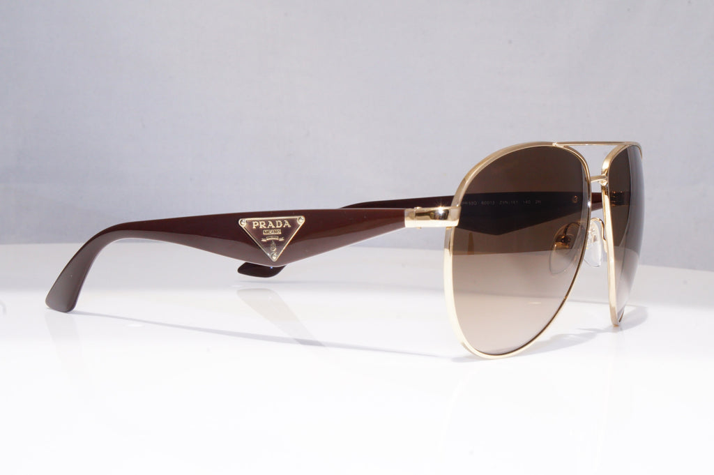 PRADA Mens Designer Sunglasses Brown Pilot SPR 53Q ZVN-1X1 17907