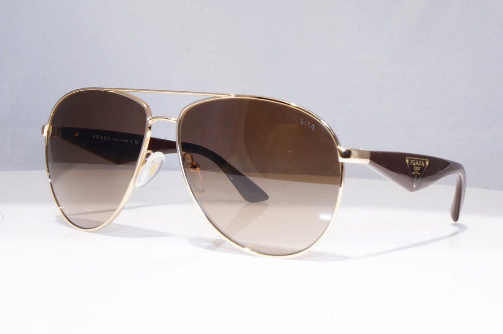 PRADA Mens Designer Sunglasses Blue Rectangle SPS 50O 5AV-5I1 17900