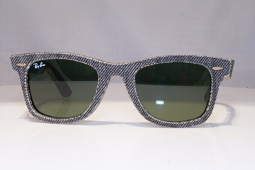 RAY-BAN Mens Womens Designer Sunglasses Grey Wayfarer DENIM RB 2140 1162 21795