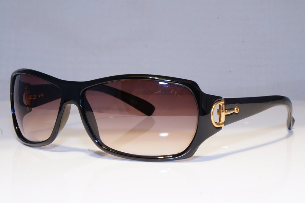 GUCCI Womens Designer Sunglasses Black Shield GG 2590 F3IP9 19657