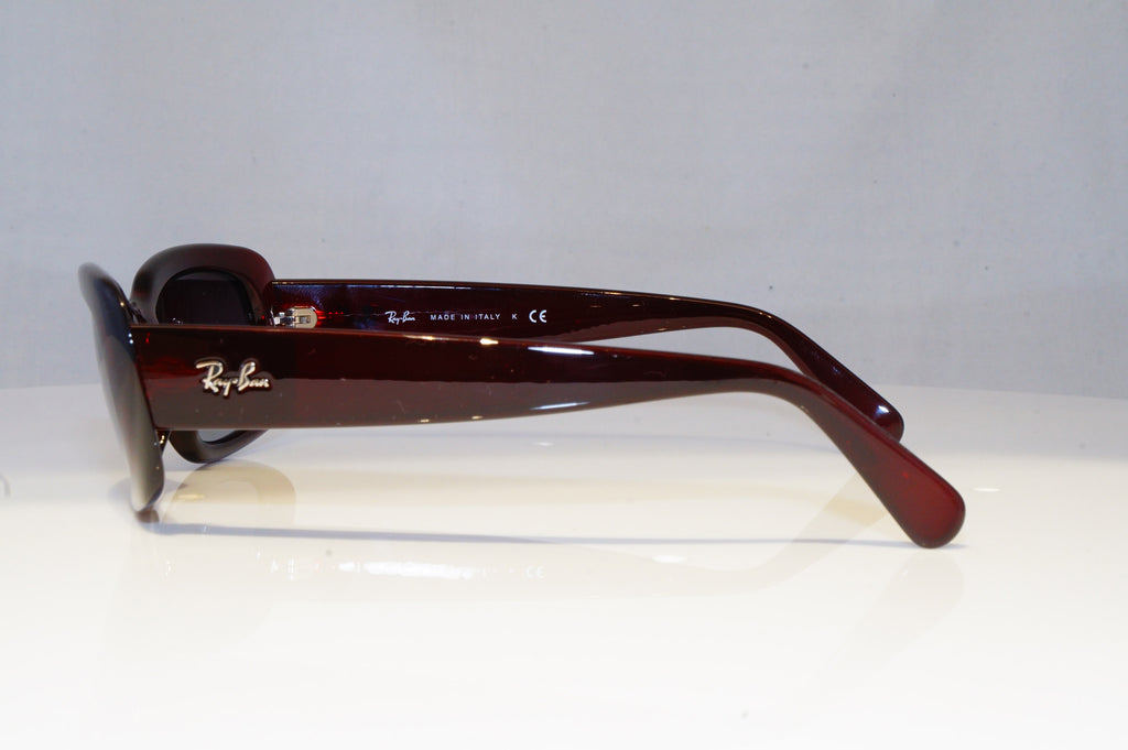 RAY-BAN Mens Designer Sunglasses Burgundy Rectangle RB 4122 735/8G 20772
