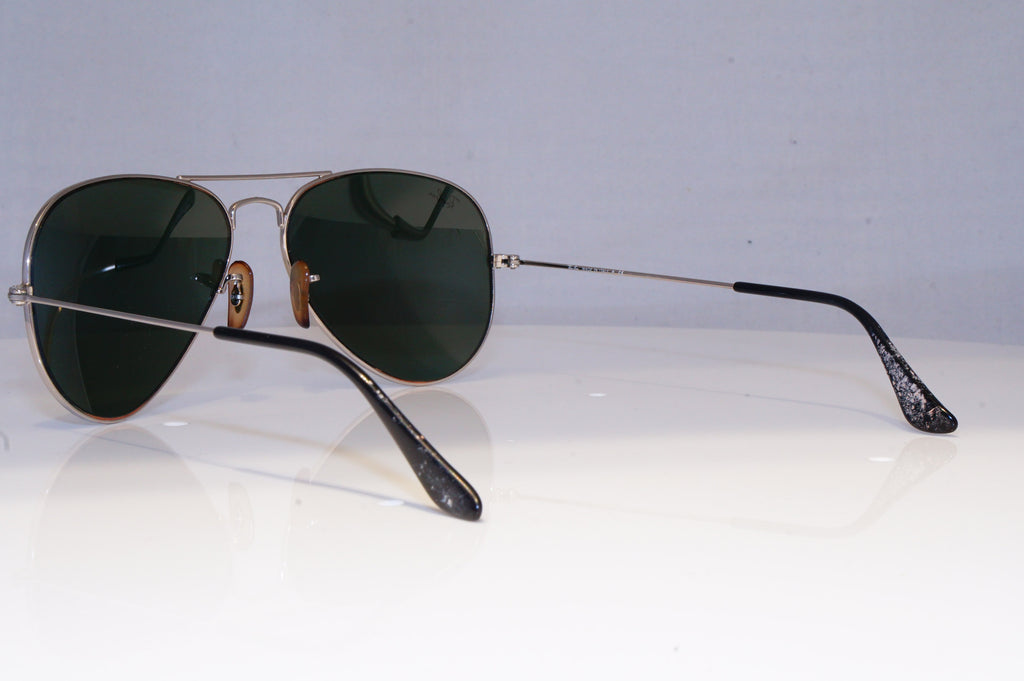 RAY-BAN Mens Mirror Designer Sunglasses Silver Pilot RB 3025 W3277 19653
