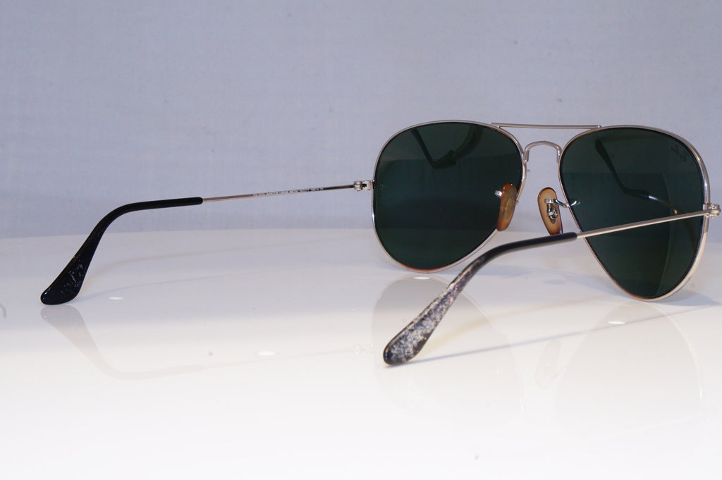 RAY-BAN Mens Mirror Designer Sunglasses Silver Pilot RB 3025 W3277 19653