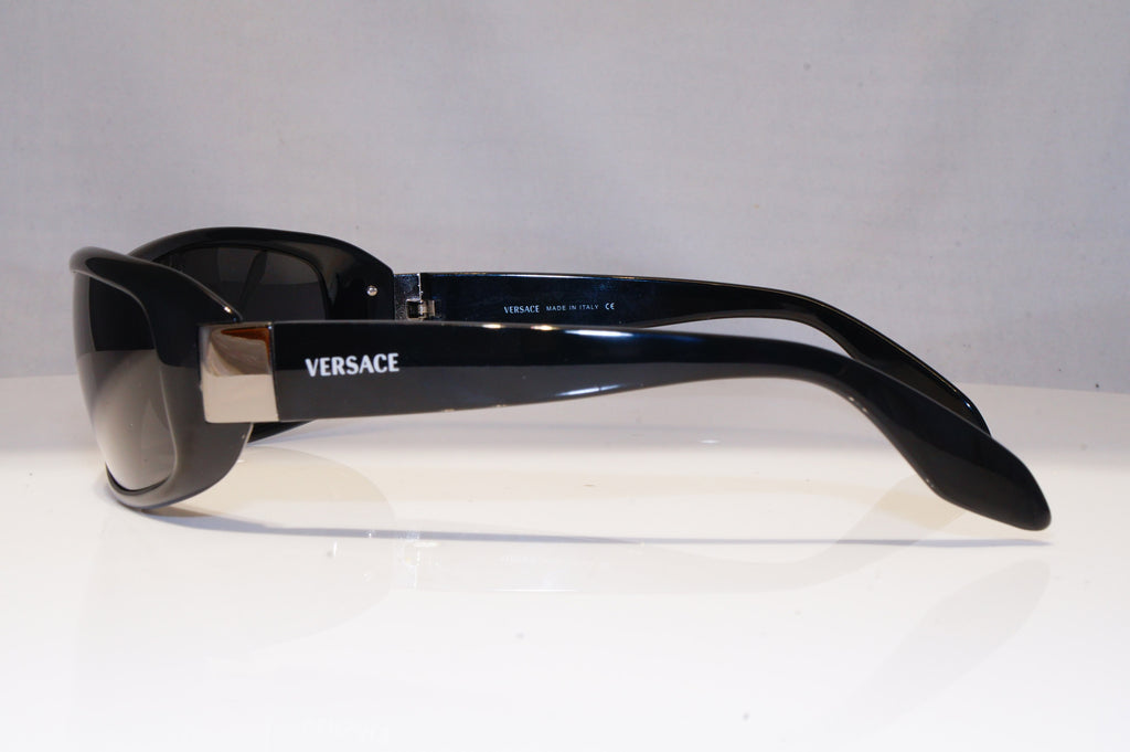 VERSACE Mens Designer Sunglasses Black Wrap PREDATOR 4043 GB1/87 21772