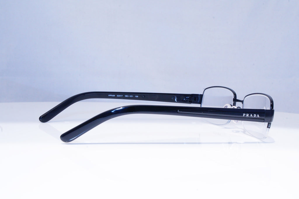 PRADA Mens Designer Optical Frames Black Rectangle VPR 69I 1BO-101 18274