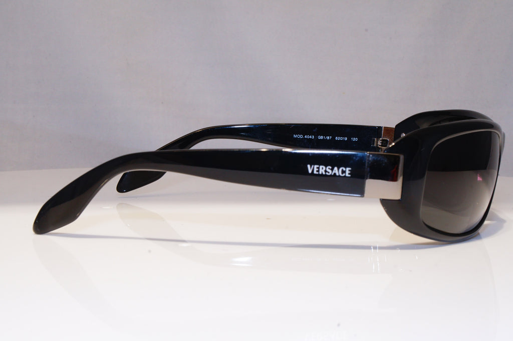 VERSACE Mens Designer Sunglasses Black Wrap PREDATOR 4043 GB1/87 21772