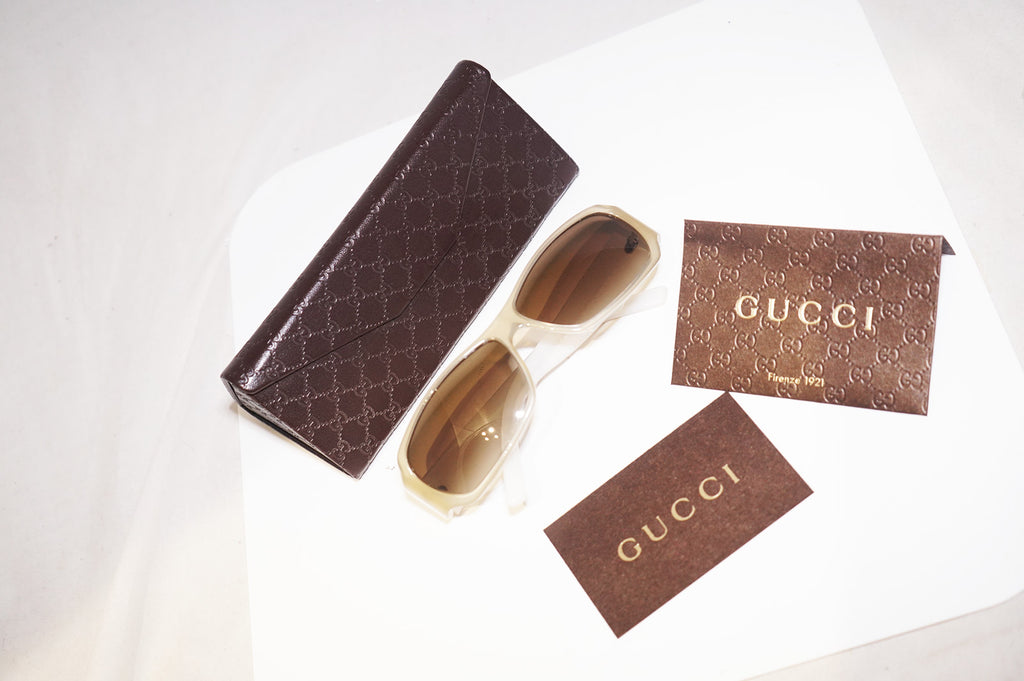 GUCCI Womens Designer Sunglasses White Rectangle GG 2935 EOODA 15423