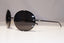 DOLCE & GABBANA Womens Diamante Designer Sunglasses Black Round DG 637S B5 21805