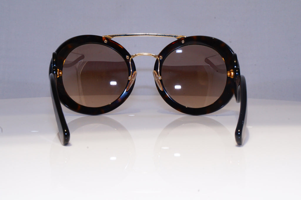 PRADA Womens Baroque Swirl Designer Sunglasses Brown Round SPR 13S 2AU-3D0 19697