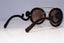 PRADA Womens Baroque Swirl Designer Sunglasses Brown Round SPR 13S 2AU-3D0 19697