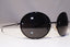 DOLCE & GABBANA Womens Diamante Designer Sunglasses Black Round DG 637S B5 21805