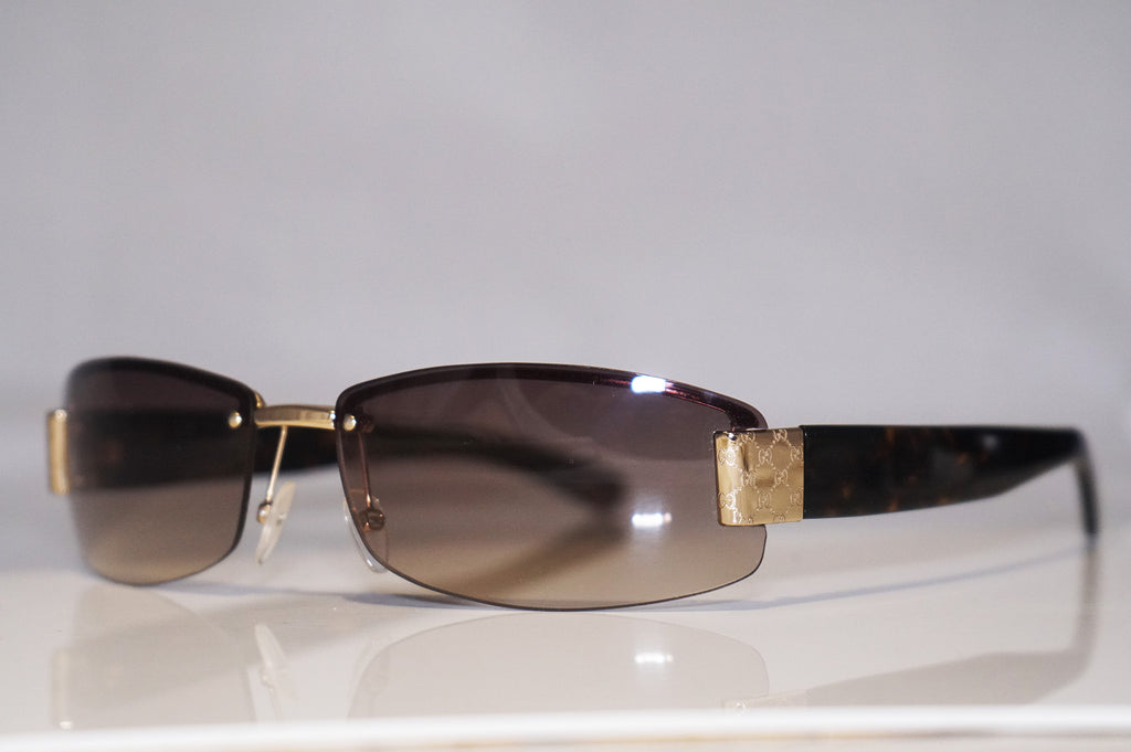 GUCCI Vintage Gucci Mens Unisex Designer Sunglasses Brown GG 1799 NQ3IS 15296
