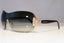 BVLGARI Womens Diamante Designer Sunglasses Black Shield 6061-B 376/8G 20770