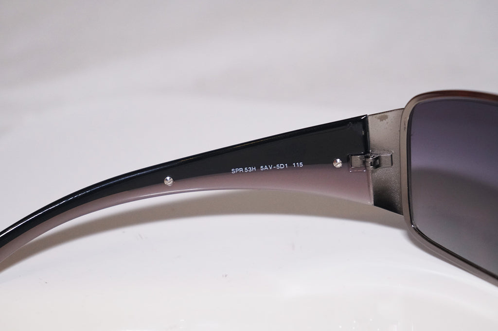 PRADA Boxed Mens Designer Sunglasses Silver Shield SPR 53H 5AV-5D1 15374