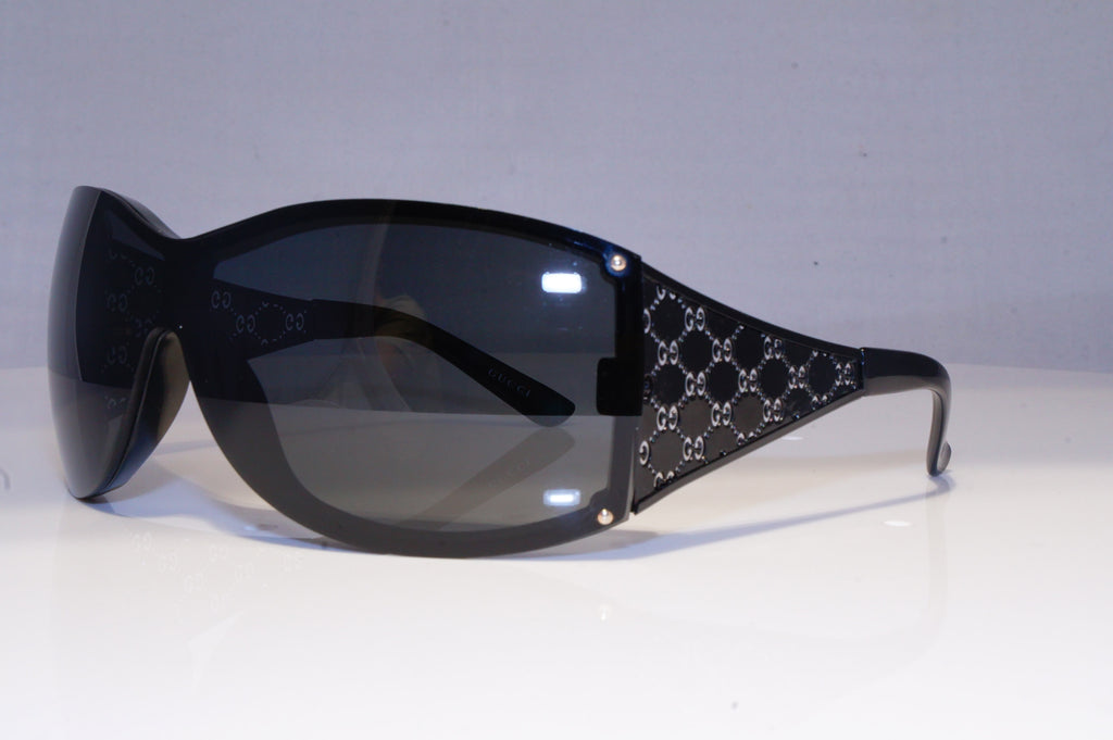 GUCCI Womens Designer Sunglasses Black Shield GG 2590 F3IP9 19657