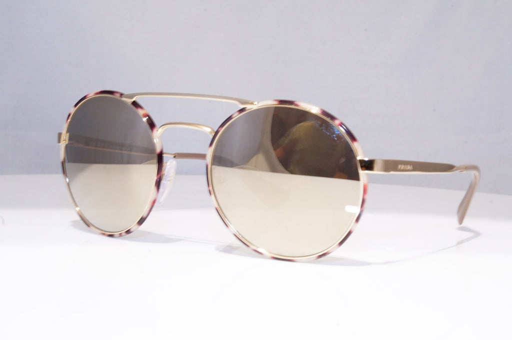PRADA Mens Womens Unisex Mirror Designer Sunglasses Round SPR 51S UAO-1CO 18221