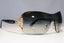 BVLGARI Womens Diamante Designer Sunglasses Black Shield 6061-B 376/8G 20770