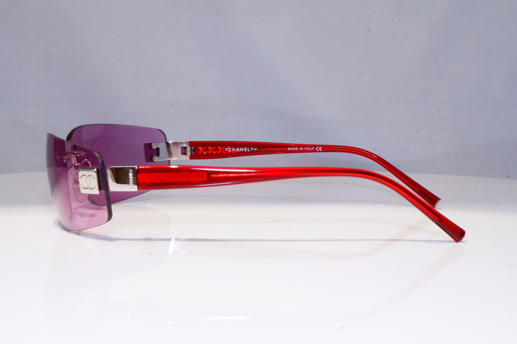 CHANEL Womens Vintage 1990 Sunglasses Burgundy Rectangle 4018 147/76 21793