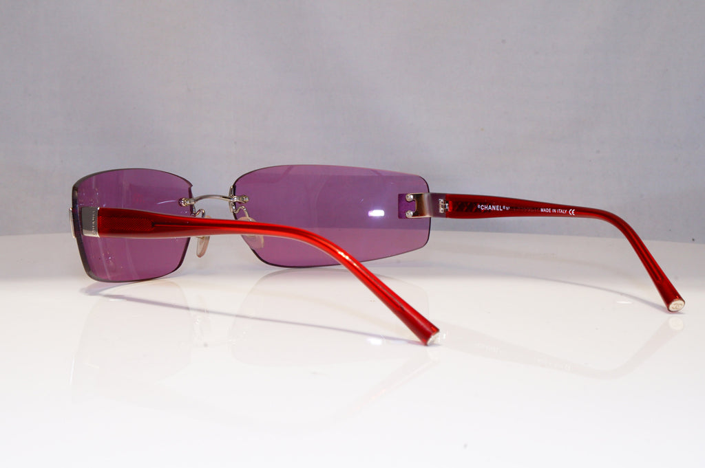 CHANEL Womens Vintage 1990 Sunglasses Burgundy Rectangle 4018 147/76 21793