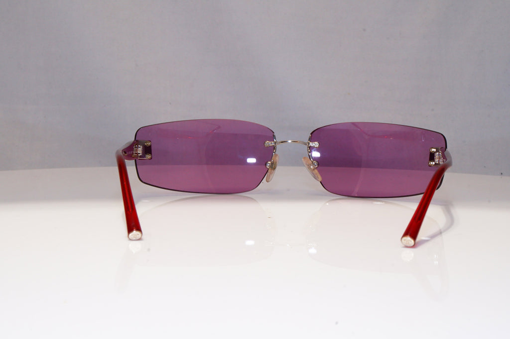 CHANEL Womens Vintage 1990 Sunglasses Burgundy Rectangle 4018 147/76 21793