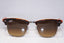 RAY-BAN Mens Designer Sunglasses Brown Clubmaster RB 3016 1126/85 15379