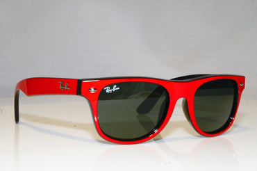 RAY-BAN Boys Girls Designer Sunglasses Red Wayfarer RJ 9035 162/71 17542
