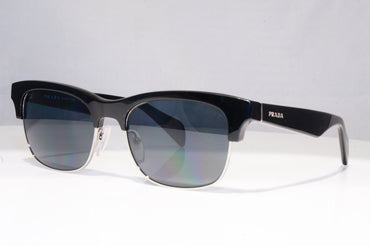 PRADA Mens Polarized Designer Sunglasses Black Rectangle SPR 11P 1AB-5Z1 18270
