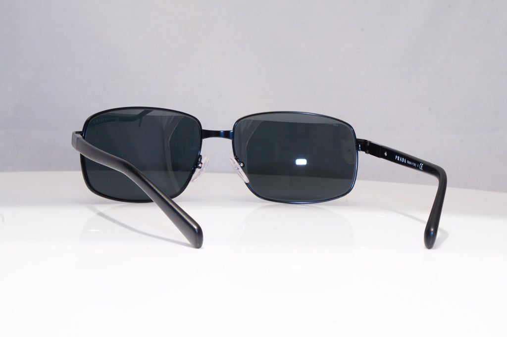 PRADA Mens Designer Sunglasses Black Rectangle SPR 54Q 1BO-1A1 18401