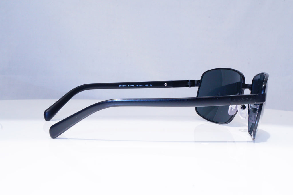 PRADA Mens Designer Sunglasses Black Rectangle SPR 54Q 1BO-1A1 18401