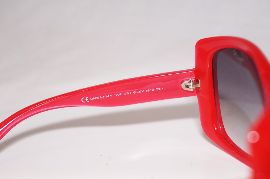 DIOR Boxed Womens Designer Sunglasses Red Square DIOR 60S 1 GHO7V 15401