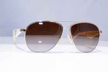 PRADA Mens Polarized Designer Sunglasses White Pilot SPR 53Q ZVN-6E1 18250