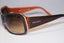 PRADA Womens Designer Sunglasses Brown Wrap SPR 09G 4BX-2Z1 14833