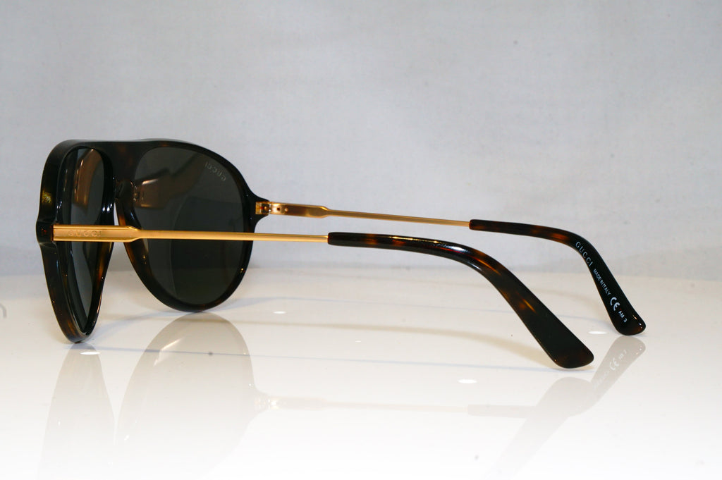 GUCCI Mens Designer Sunglasses Brown Aviator GG 1649 I9Y85 17515