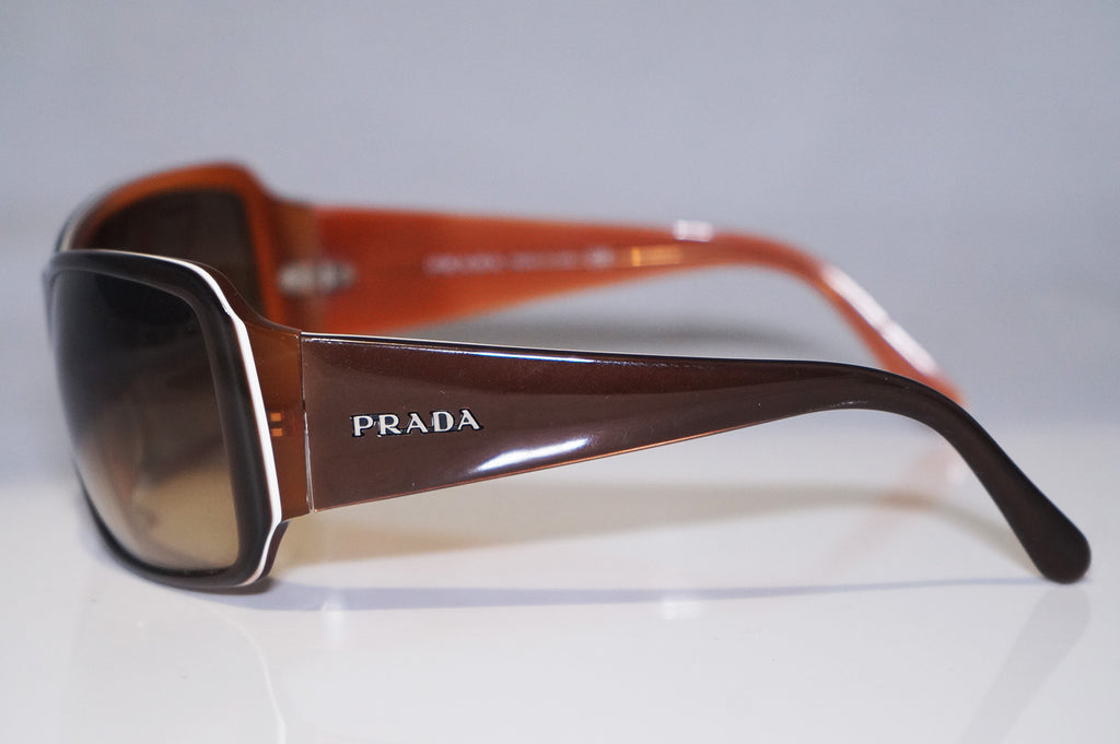 PRADA Womens Designer Sunglasses Brown Wrap SPR 09G 4BX-2Z1 14833