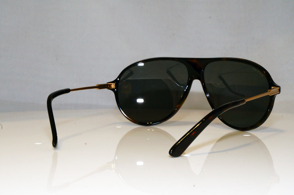 GUCCI Mens Designer Sunglasses Brown Aviator GG 1649 I9Y85 17515