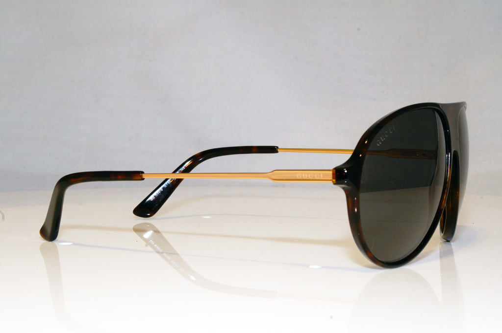 GUCCI Mens Designer Sunglasses Brown Aviator GG 1649 I9Y85 17515