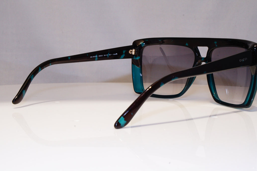 GUCCI Mens Womens Designer Sunglasses Black Square GG 3532 3960O 21791
