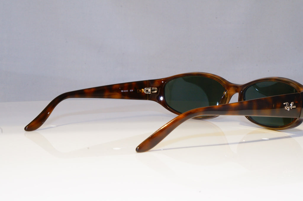 RAY-BAN Mens Womens Vintage Designer Sunglasses Brown Oval RB 4043 658 20732