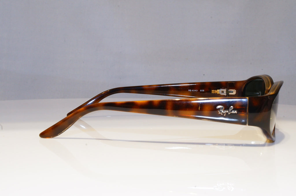 RAY-BAN Mens Womens Vintage Designer Sunglasses Brown Oval RB 4043 658 20732